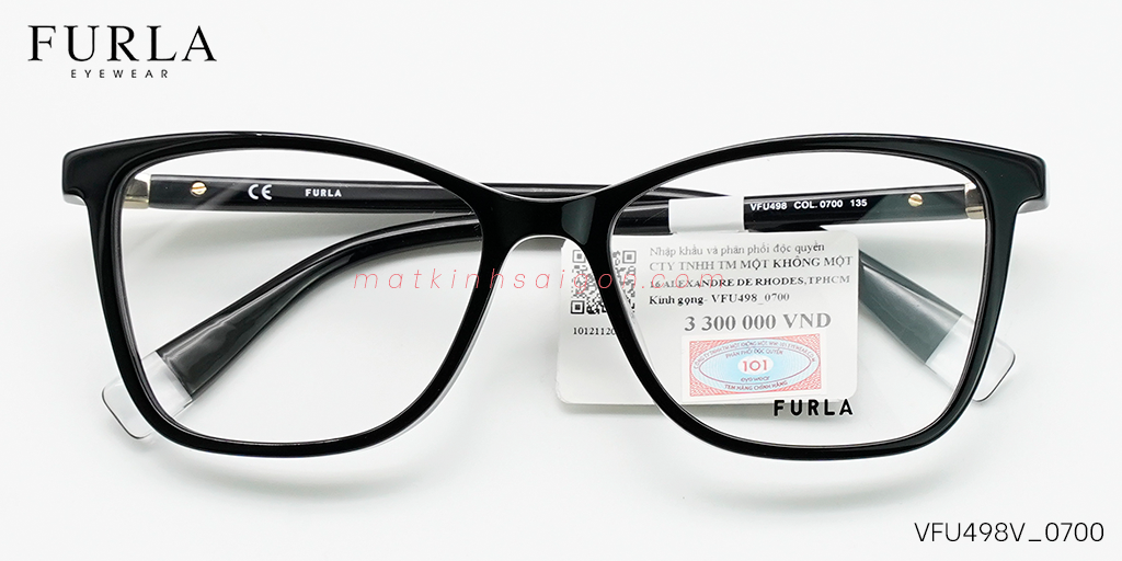 Gọng Kính Furla VFU498V 0700 - Hover