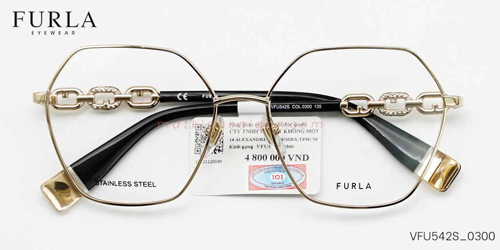 Gọng Kính Furla VFU542S 0300 - Hover