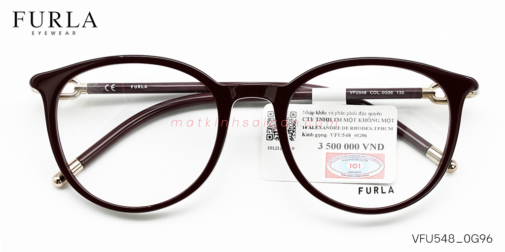 Gọng Kính Furla VFU548 0G96 - Hover