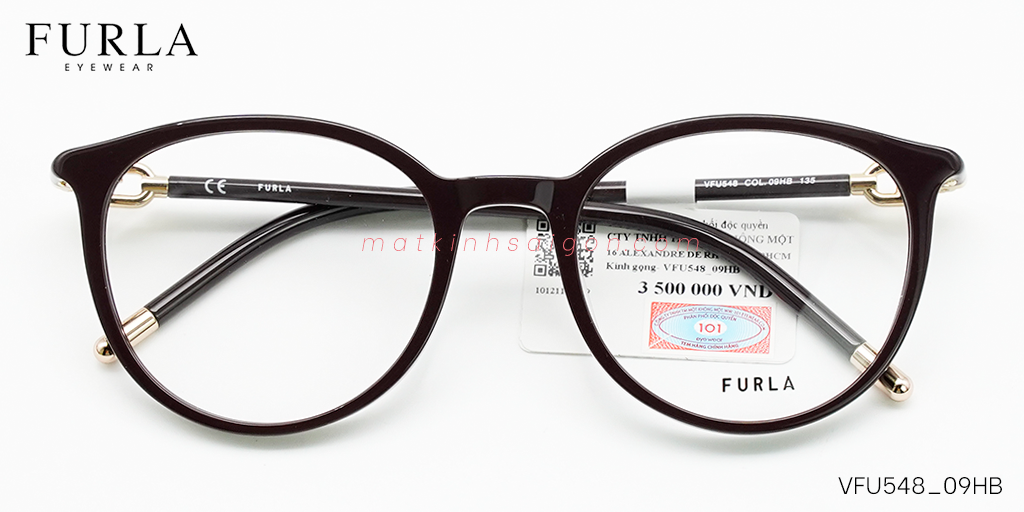 Gọng Kính Furla VFU548 09HB - Hover