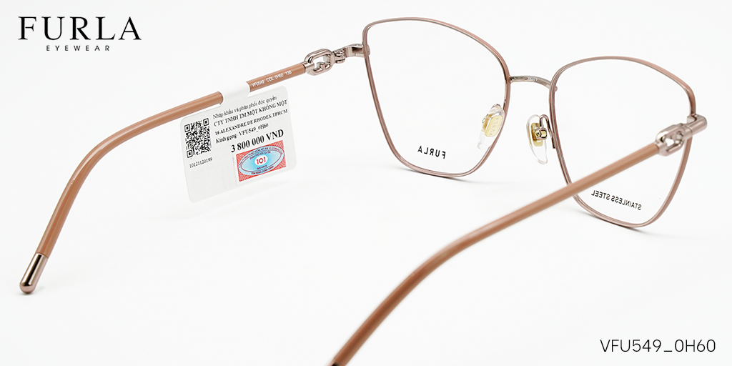 Gọng Kính Furla VFU549 0H60 - Hình 4