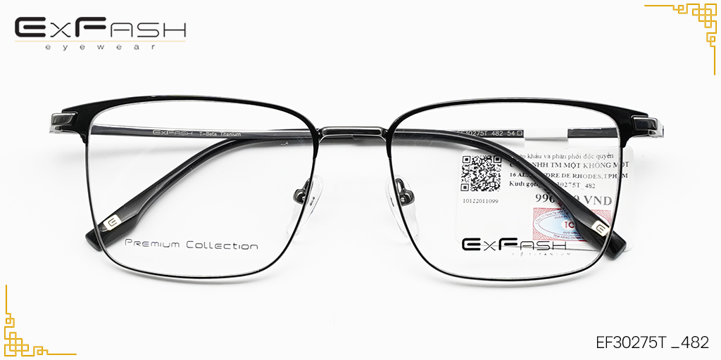 Gọng kính Hợp Kim Exfash EF30275T _482 - Hover