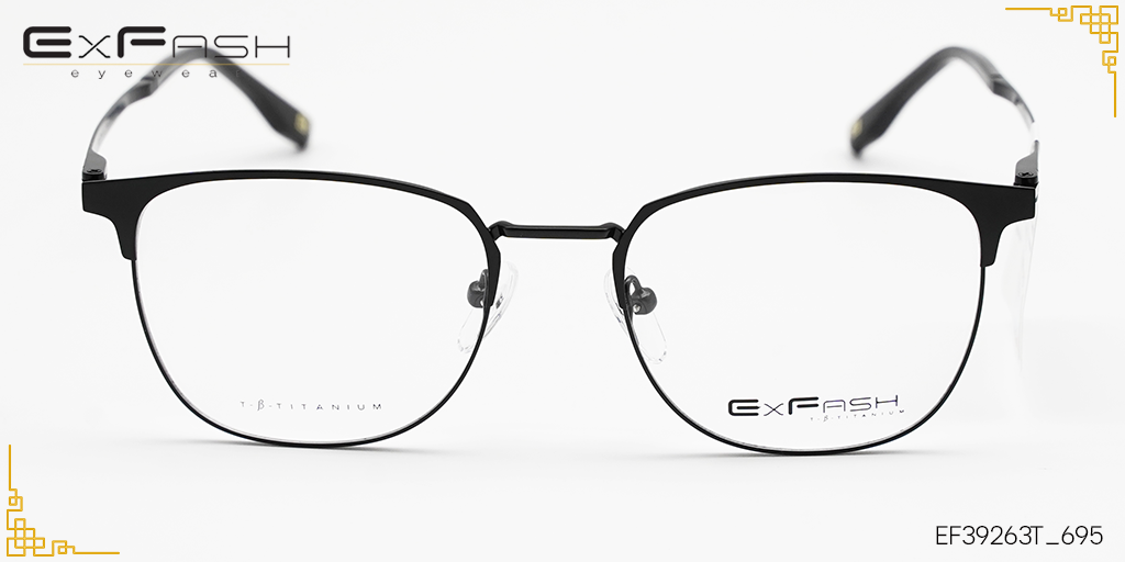 Gọng Kính Hợp Kim Exfash EF39263T_695 - Hình 3