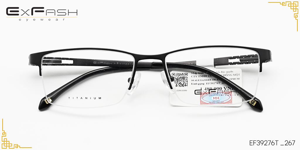 Gọng Kính Exfash EF39276T 267 - Hover