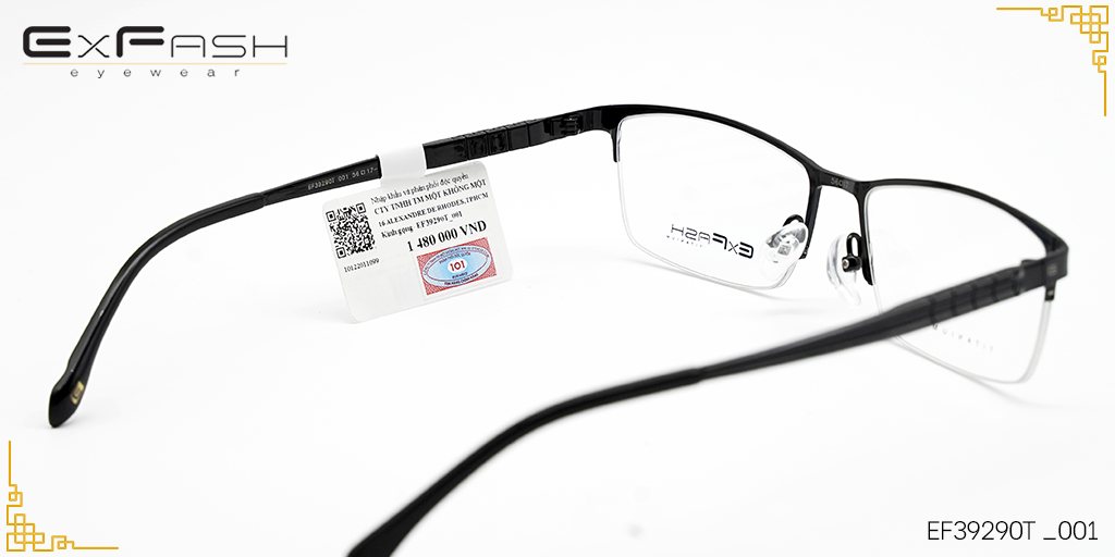 Gọng Kính Titanium Exfash EF39290T 001 - Hình 5
