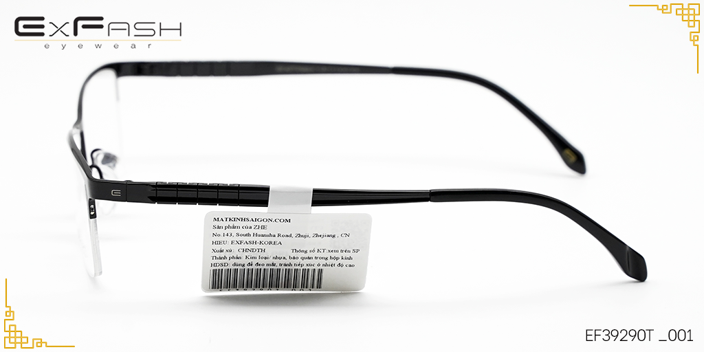 Gọng Kính Titanium Exfash EF39290T 001 - Hình 6