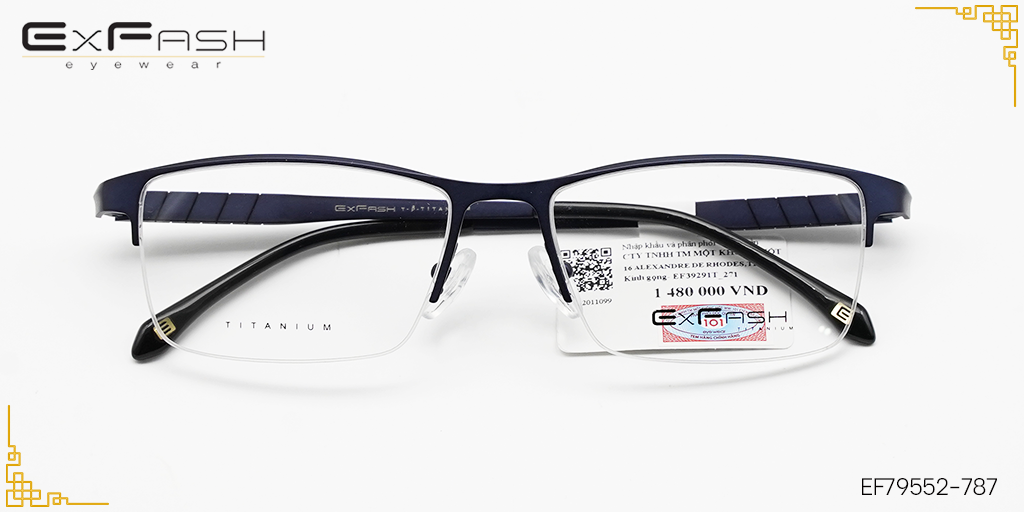 Gọng Kính Exfash EF39291T 271 - Hover