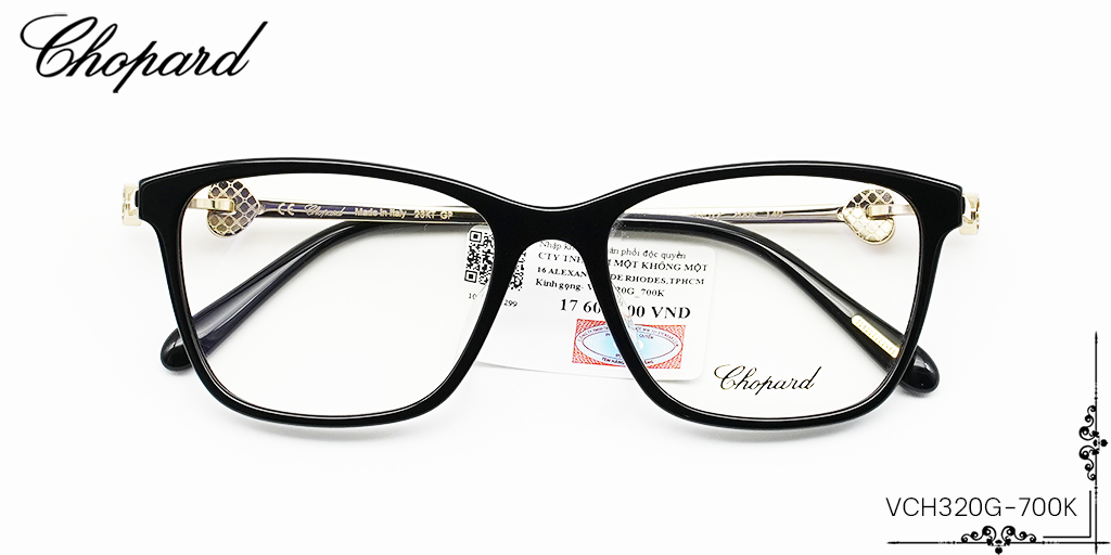 Gọng Kính Chopard VCH320G 700K - Hover
