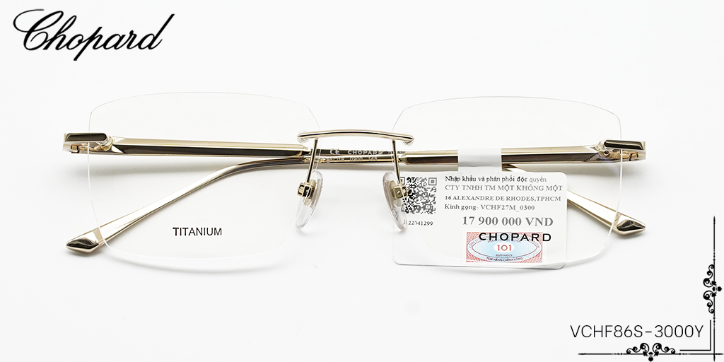 Gọng Kính Chopard VCHF27M 0300 - Hover