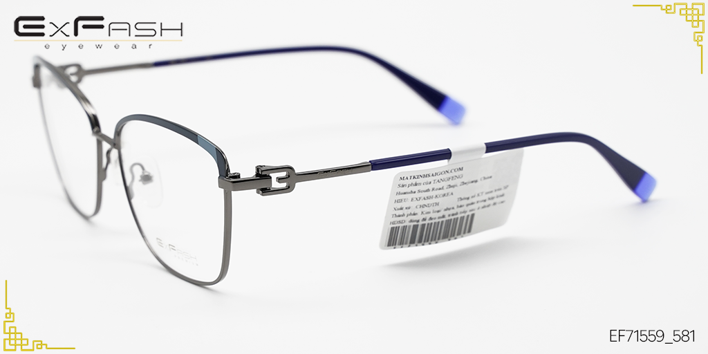 Gọng Kính Hợp Kim Exfash EF71559_851 - Hình 5