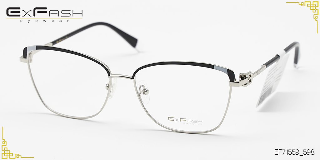 Gọng Kính Hợp Kim Exfash EF71559_598