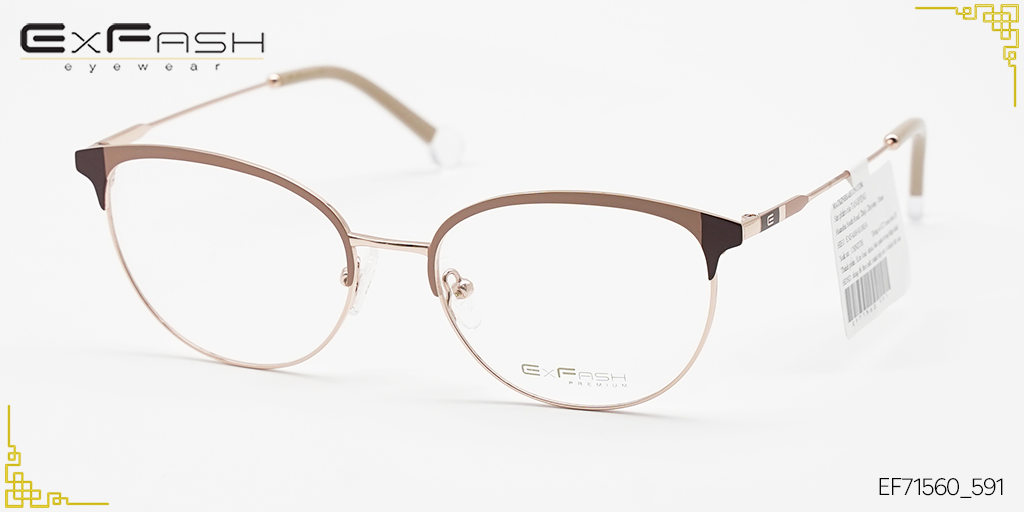 Gọng Kính Hợp Kim Exfash EF71560_591