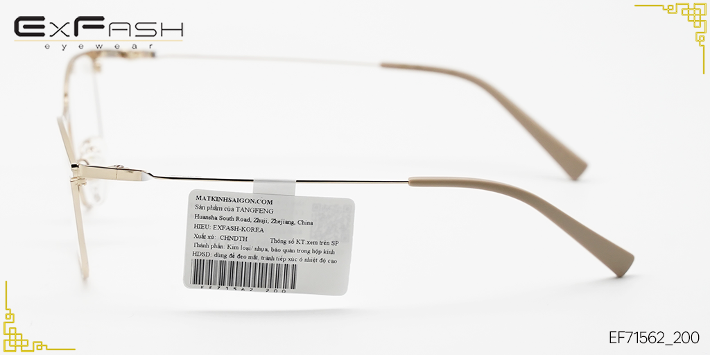 Gọng Kính Hợp Kim Exfash EF71562_200 - Hình 5