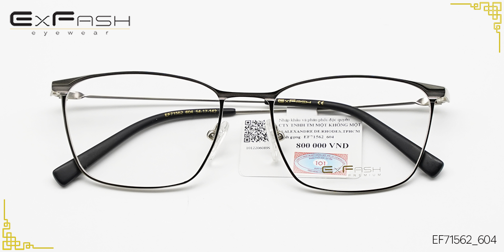 Gọng Kính Hợp Kim Exfash EF71562_604 - Hover