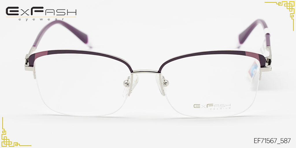 Gọng Kính Hợp Kim Exfash EF71567_587 - Hình 3