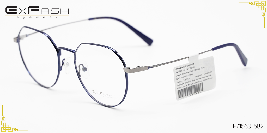 Gọng Kính Hợp Kim Exfash EF71563_582 - Hình 4