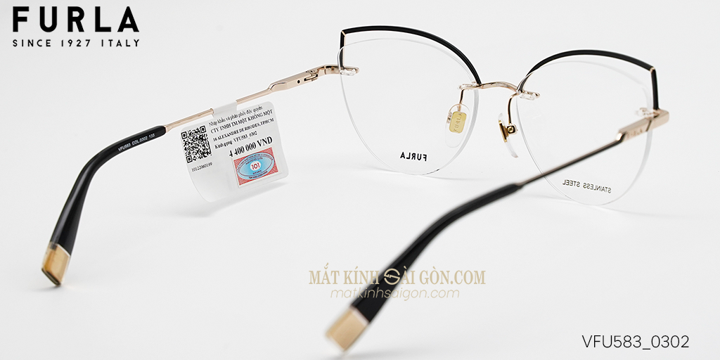 Gọng Kính Furla VFU583 0302 - Hình 4