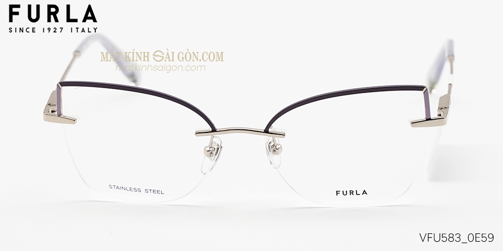 Gọng Kính Furla VFU584 0E59 - Hình 3
