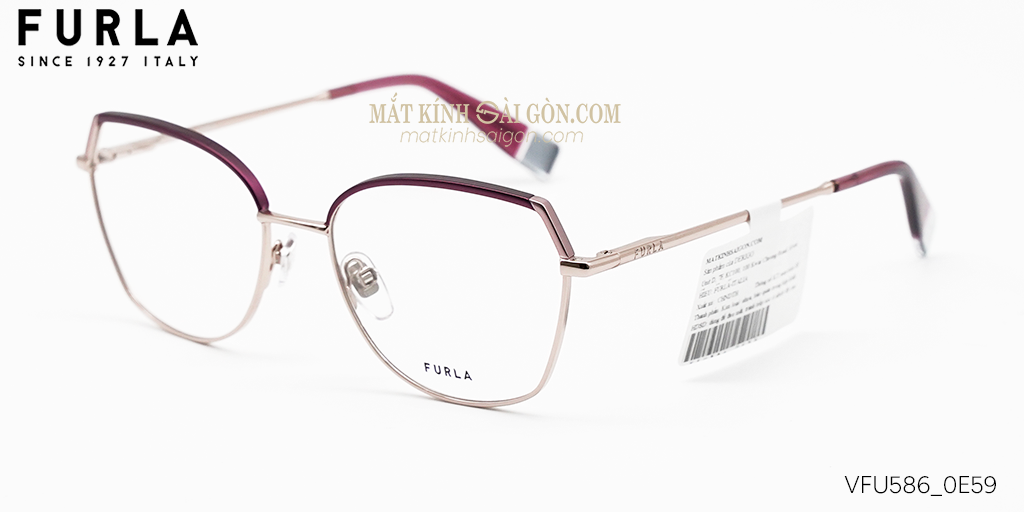 Gọng Kính Furla VFU586 0E59 - Hình 4