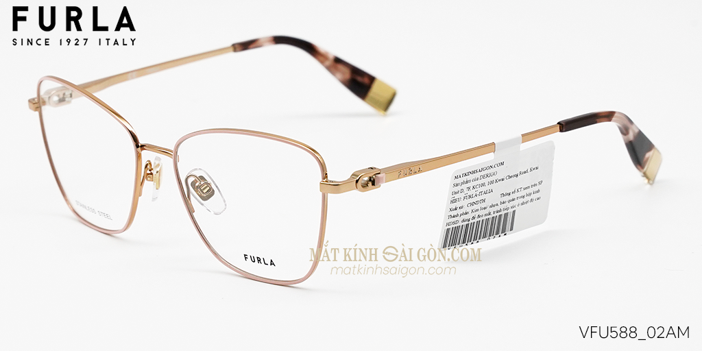 Gọng Kính  Furla VFU588 02AM - Hình 5