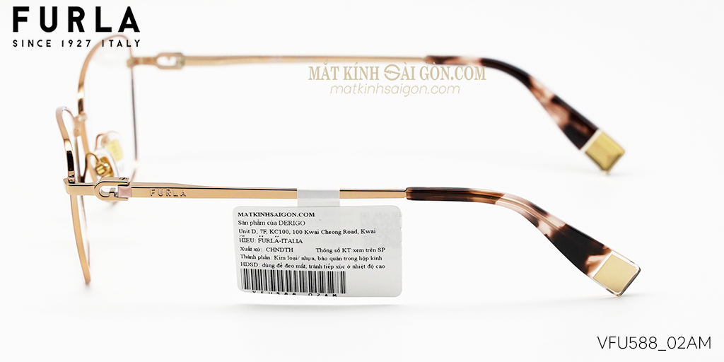 Gọng Kính  Furla VFU588 02AM - Hình 6