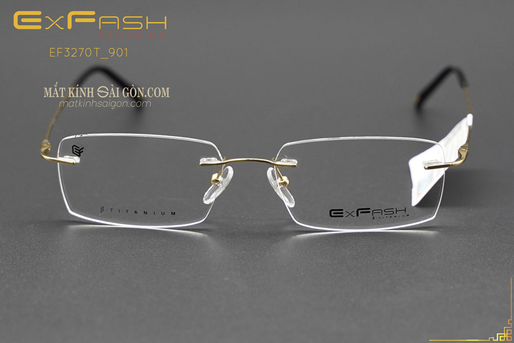 Gọng Kính Khoan Exfash EF32270T 901 - Hover
