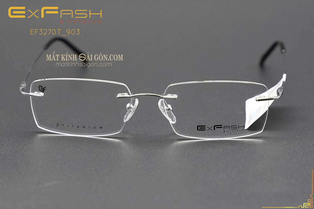 Gọng Kính Khoan Exfash EF32270T 903 - Hover