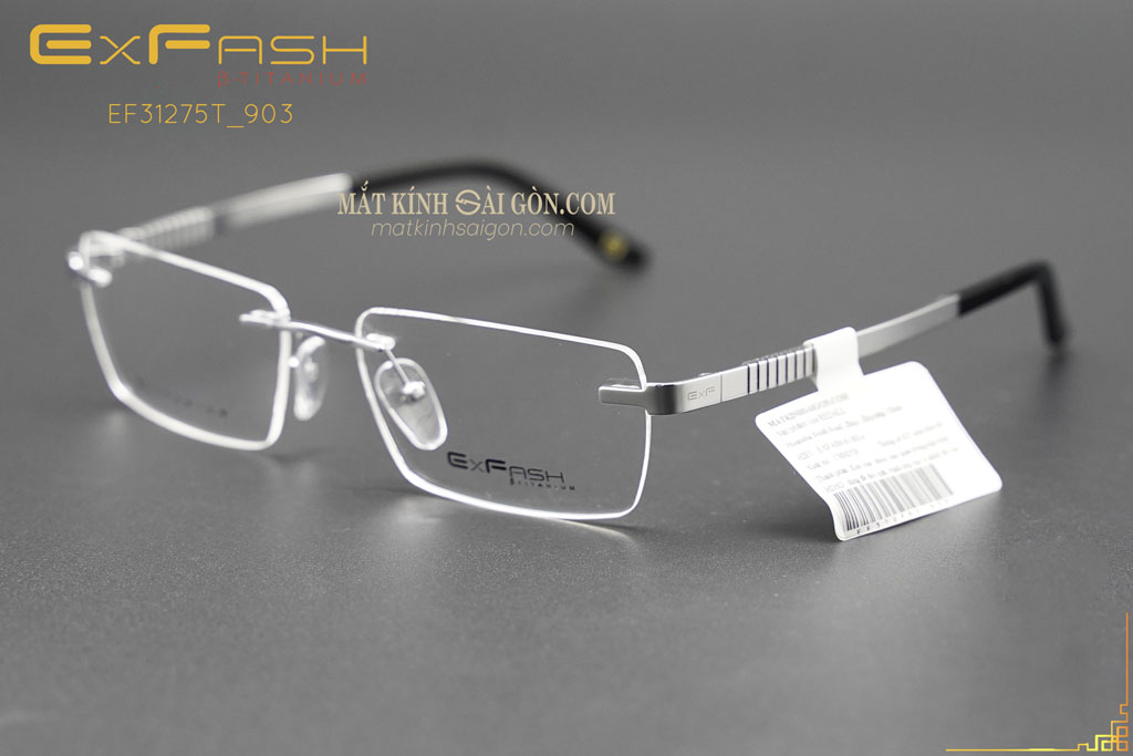 Gọng Kính Khoan Exfash EF31275T 903 - Hình 5