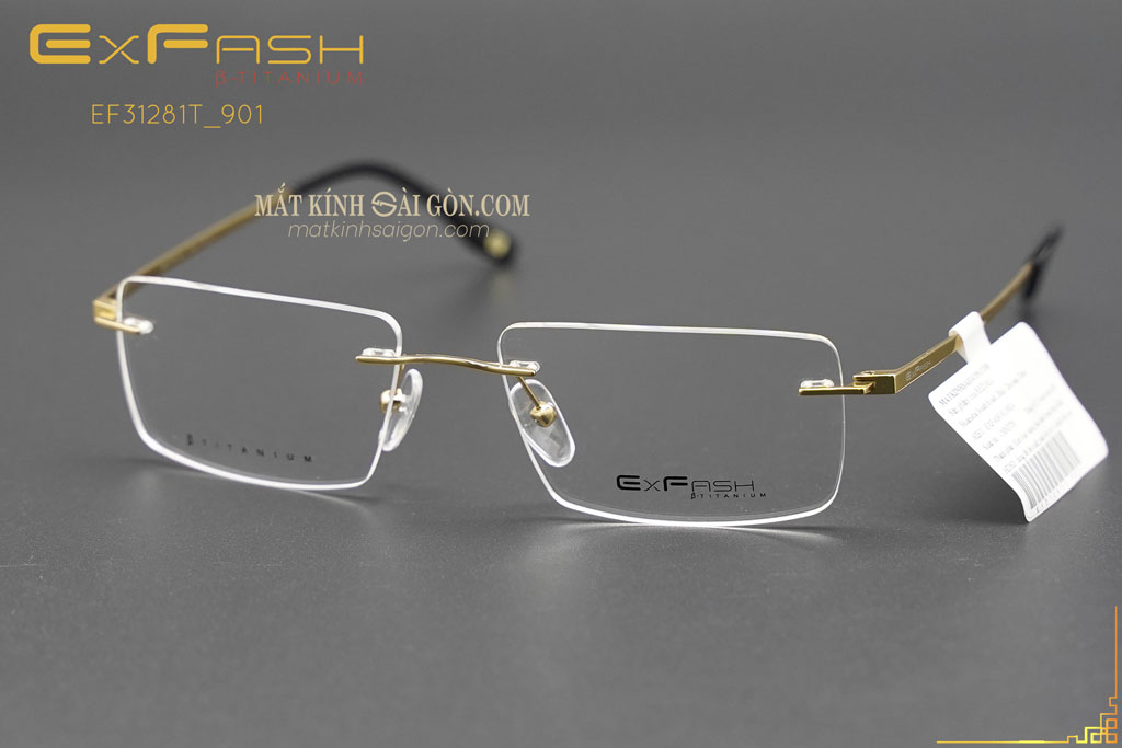 Gọng Kính Khoan Exfash EF31281T 901