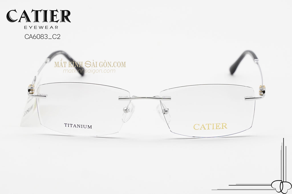 Gọng Kính Khoan Catier CA6083 C2 - Hình 3