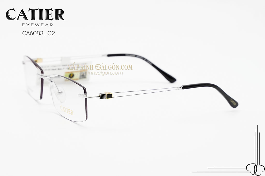 Gọng Kính Khoan Catier CA6083 C2 - Hình 6