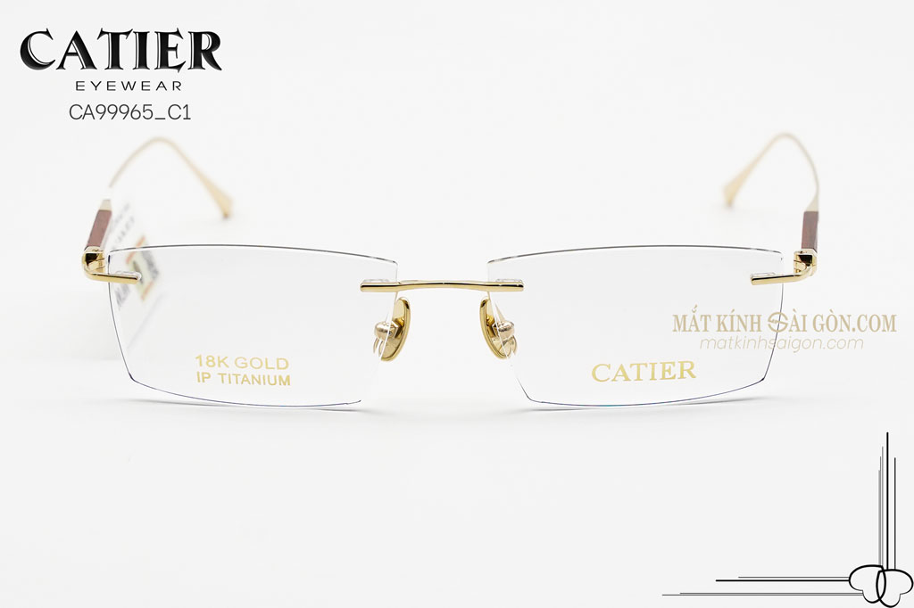 Gọng Kính Titanium Catier CA99965 C1 - Hình 3