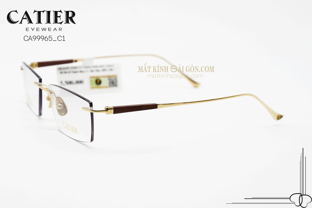 Gọng Kính Titanium Catier CA99965 C1 - Hình 6