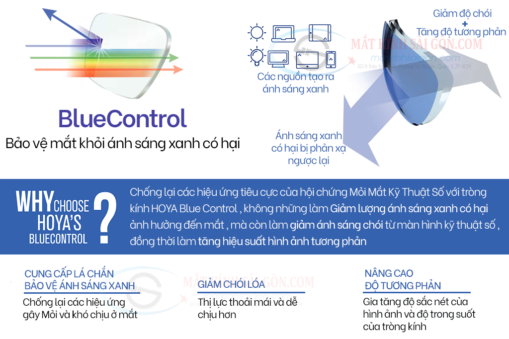 Tròng Kính 1.60 HOYA Nulux Full Control - Hình 5