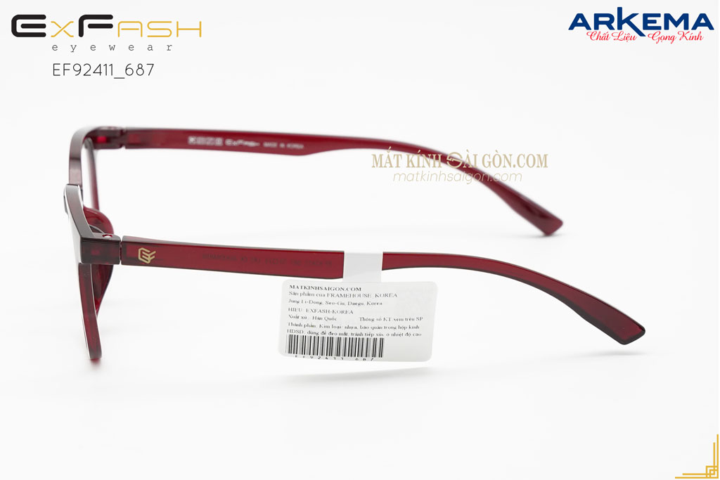 Gọng Kính Nhựa ExFash EF92411 687 - Hình 6