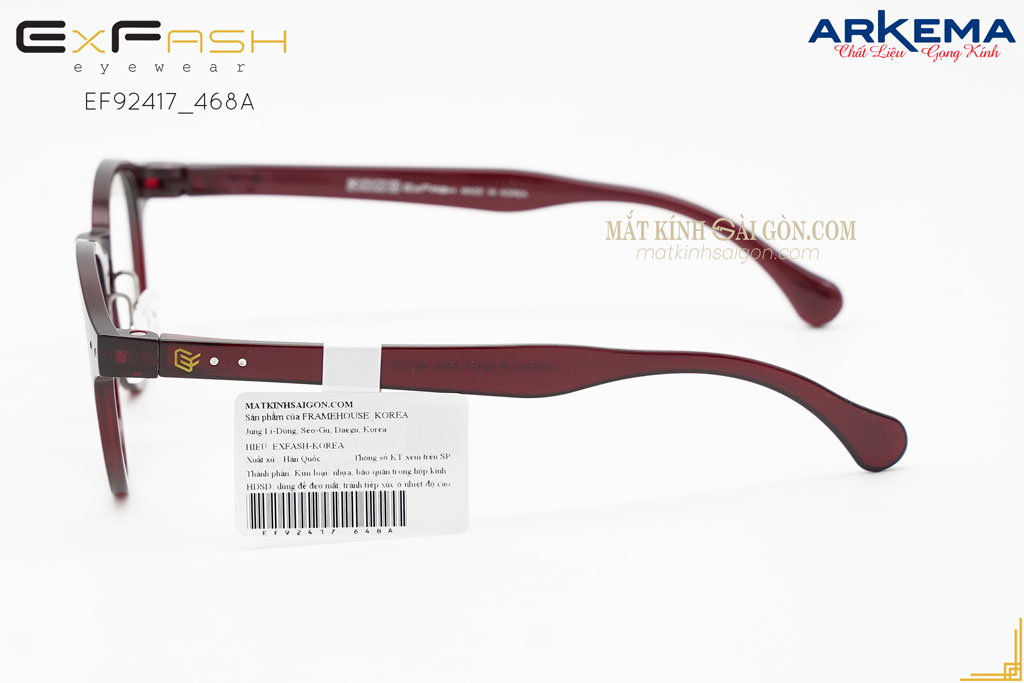 Gọng Kính Nhựa ExFash EF92417 468A - Hình 6