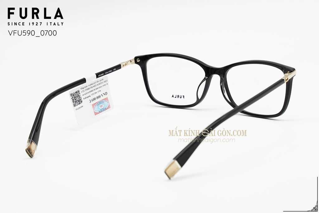Gọng Kính Furla VFU590 0700 - Hình 5