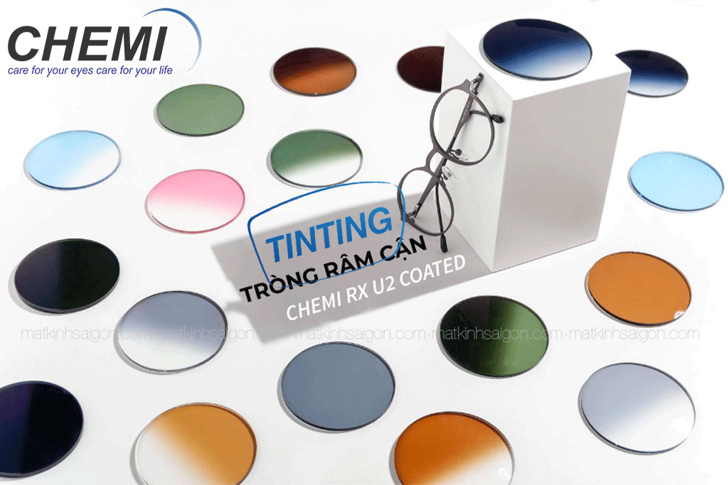 Tròng Kính Mát Có Độ 1.60 Chemi Tinting U2 - Hover