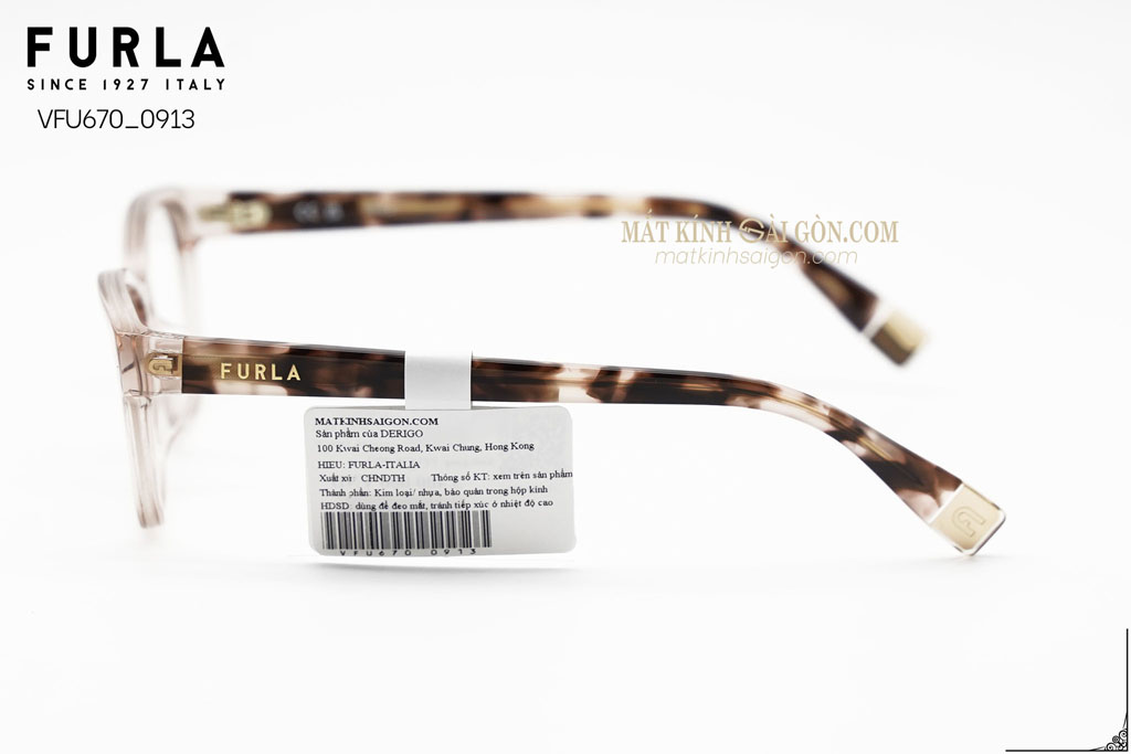 Gọng Kính Furla VFU670 0913 - Hình 7