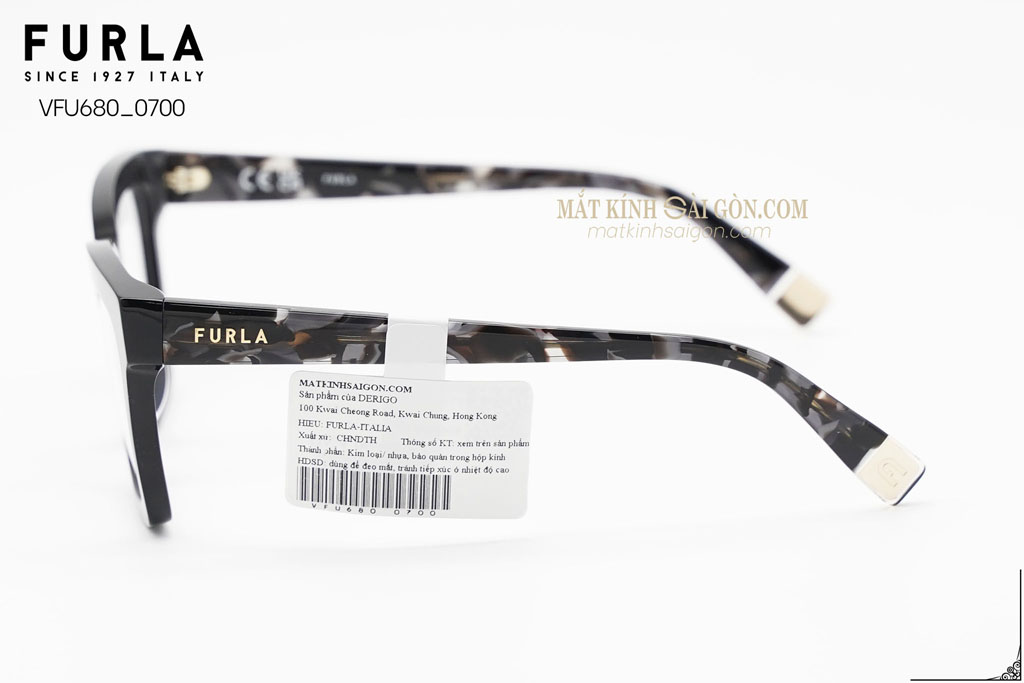 Gọng Kính Furla VFU680 0700 - Hình 7