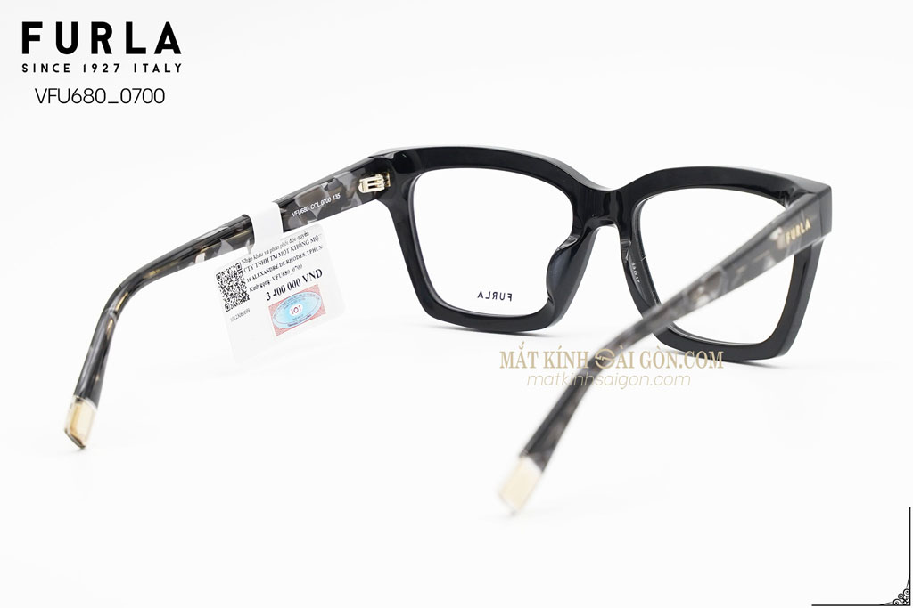 Gọng Kính Furla VFU680 0700 - Hình 4