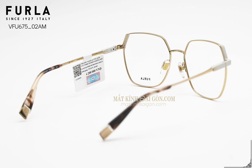 Gọng Kính Furla VFU675 02AM - Hình 4