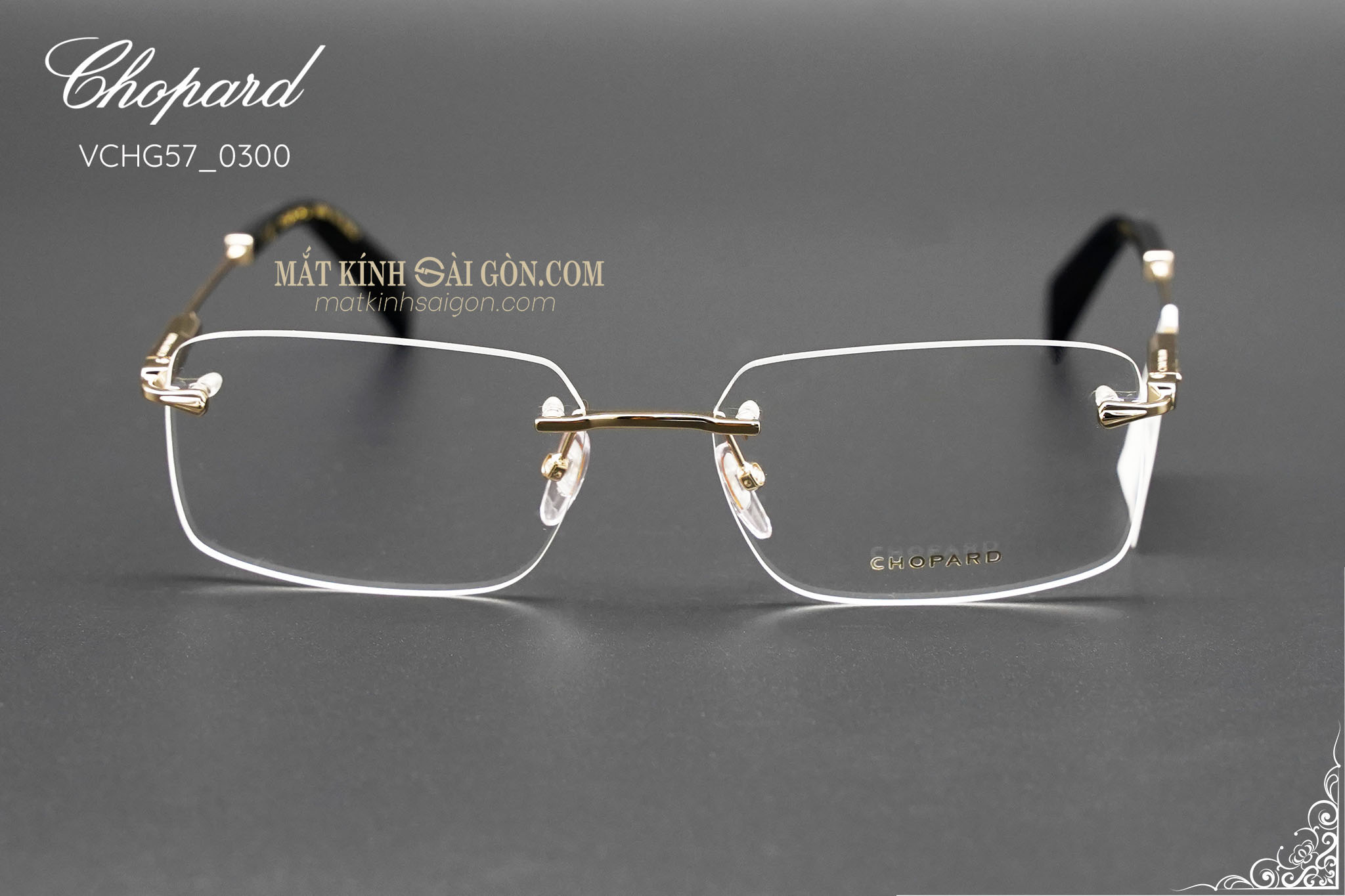 Gọng kính CHOPARD VCHG57 0300 - Hover