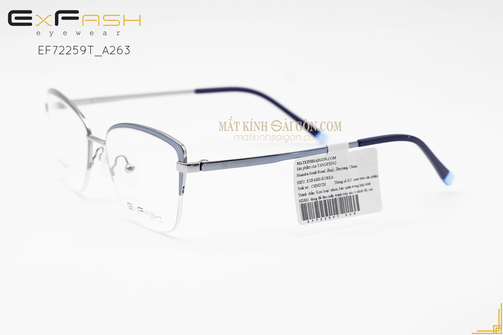 Gọng Kính ExFash EF72259T A263 - Hình 5