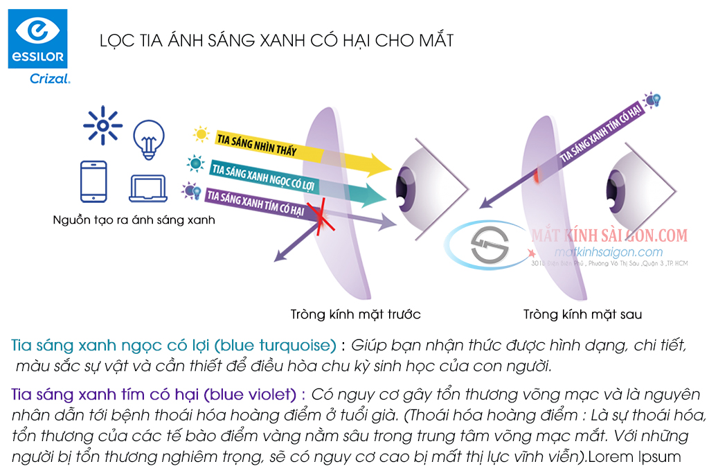 Tròng Kính Đa Tròng 1.50 Essilor Essentials Home & Work - Hình 5