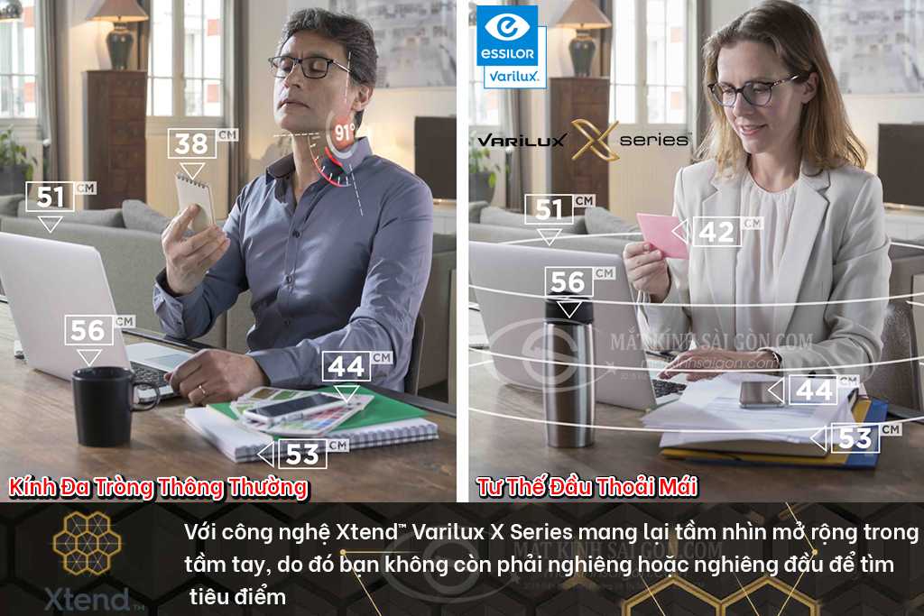 KÍNH ĐA TRÒNG 1.50 ESSILOR VARILUX X SERIES - Hình 4