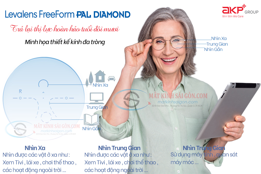 KÍNH ĐA TRÒNG 1.56 LEVALENS PAL DIAMOND - Hover