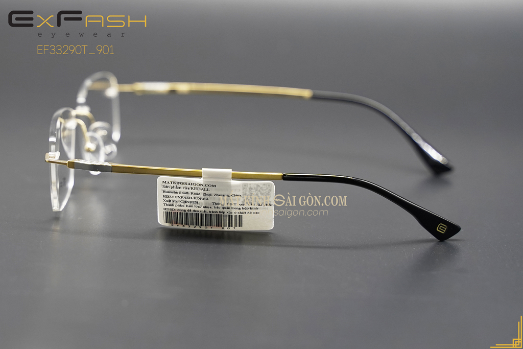 Gọng Kính ExFash EF33290T 901A - Hình 7