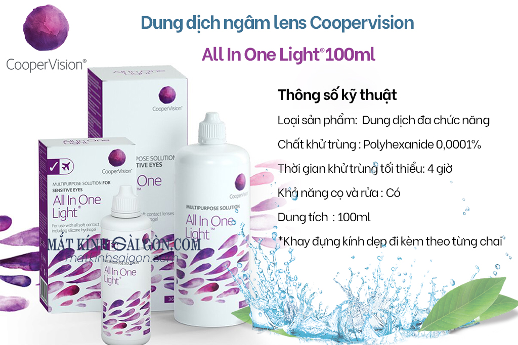 DUNG DỊCH BẢO QUẢN LENS COOPER VISION 100ml - Hình 2
