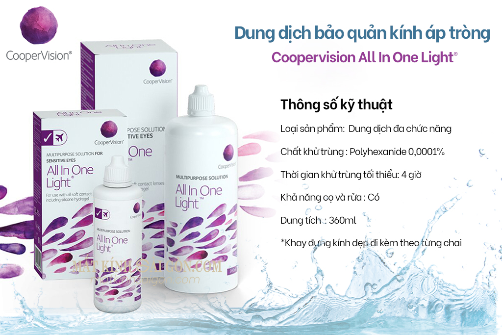 DUNG DỊCH BẢO QUẢN LENS COOPER VISION 360ml - Hình 2